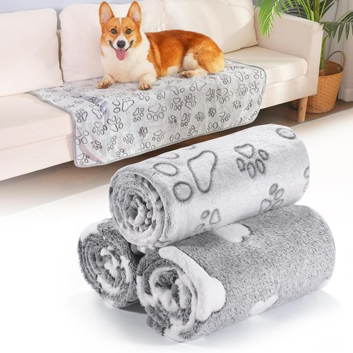 Pack dog blankets soft - 3-pack,