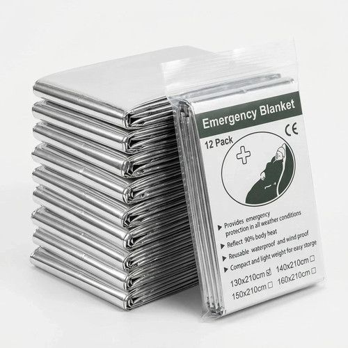 15pack emergency blanket - blanket, foil