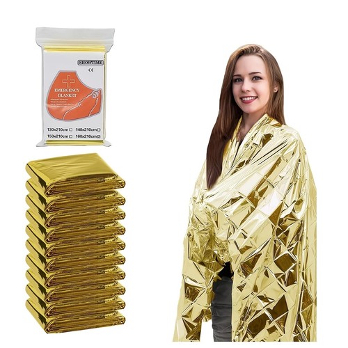 Emergency blanket foil pack - foil, 2-pack
