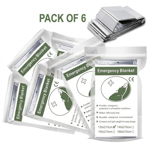 Pack emergency blanket foil - emergency,