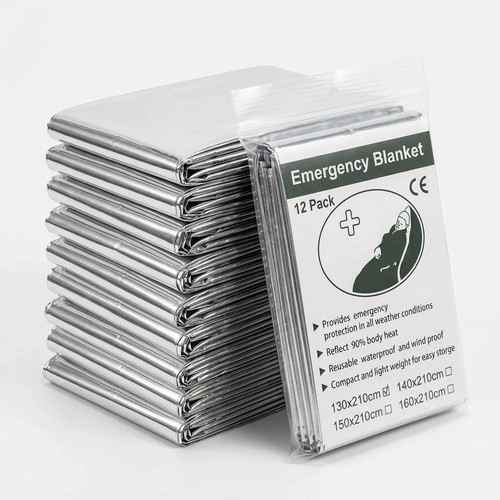 15pack emergency blanket - emergency,